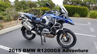 2015 BMW R1200GS Adventure Overview  My Thoughts [upl. by Flannery]