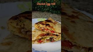 Chicken egg rolls 😋 👌👌subscribe my you tube channel ♥️ 😋 [upl. by Thgiwed]