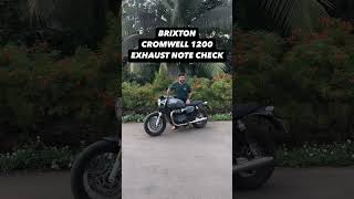 Brixton Cromwell 1200 Exhaust Note [upl. by Scottie662]