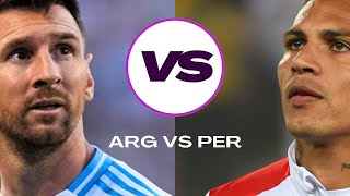 Argentina VS Peru FIFA World Cup qualification CONMEBOL Match score [upl. by Grimbald]