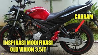 Modifikasi Old Vixion 2011 Ban Besar Inspirasi [upl. by Ahsok]