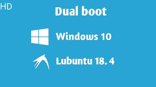 how to dual boot lubuntu and windows 10  lubuntu 2020 [upl. by Haberman]