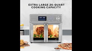 Kalorik MAXX® Digital Air Fryer Oven 26 Quart 10in1 Countertop Toaster Oven amp Air Fryer Combo21 [upl. by Susumu]