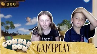 GAMEPLAY Kids Play amp React to Gumble Run  Part 2  Bottersnikes and Gumbles [upl. by Kemppe]