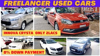 Freelancer Cars  Innova Crysta 2Lac  Skoda 0 Down Payment  100 Loan [upl. by Cacie]