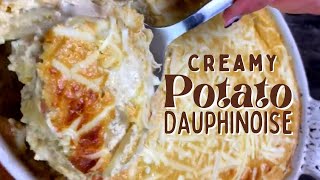 Creamy Potato Dauphinoise  Vegan Recipe [upl. by Ludwig]