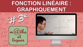 Déterminer graphiquement une fonction linéaire  Troisième [upl. by Jarid]