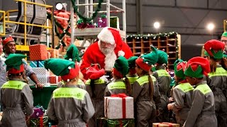 Santa’s Workshop  Air New Zealand Christmas Surprise [upl. by Lamaaj]