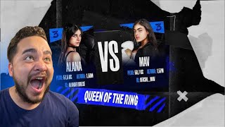 REACCIONANDO A LA PELEA DE ALANA vs MAV en STREAM FIGHTERS 3 [upl. by Alix]