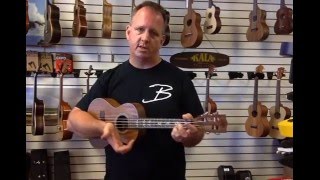 Sizes of Ukulele Baritone Guitar Ubass [upl. by Kunz]