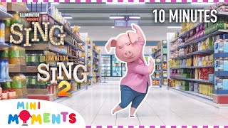 All of Rositas Songs in Sing and Sing 2 🐷🪩  10 Minute Compilation  Movie Moments  Mini Moments [upl. by Orecic]