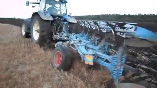 New Holland TM 190  Lemken Vari Opal 8X ploughing [upl. by Decato]