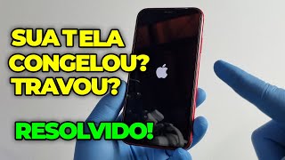 iPhone 11 Travado  Congelado Touch não responde Resolvido [upl. by Tihor154]