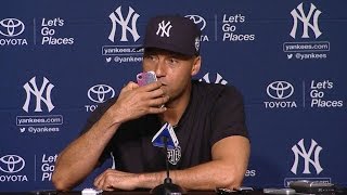 Derek Jeter hilariously answers reporters phone on Derek Jeter Day [upl. by Aronal]