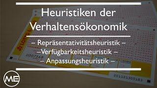 Heuristiken der Verhaltensökonomik  Entscheidungsökonomik  KOMPAKT Teil 28 [upl. by Gnuhc948]