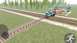 train 🚆 😨 indian bike driving 3d game new update gaming viralvideos train indianbikedriving3d [upl. by Turtle779]