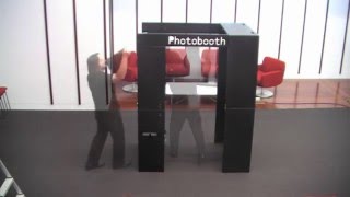 The Incredible Red Robot Mobile Photo Booth Setup Time  less than 5 minutes [upl. by Eckblad]