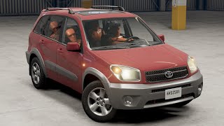 Необычный краштест с манекенами Toyota RAV 4 XA20 в BeamNGdrive [upl. by Okire200]