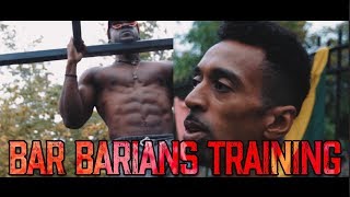 INTENSE BAR BARIANS PULL UP WORKOUT [upl. by Airrej]