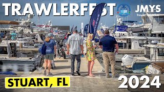 Dock Walk and Talk  Stuart Florida TrawlerFest 2024 [upl. by Hafeetal]