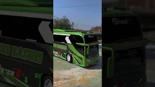 Miniatur bus plastik modif pake strobo mata [upl. by Glick]