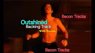 Outshined By Soundgarden  Backing Track With Vocals  To Study For Free [upl. by Assirt795]