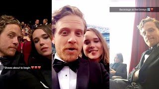 Ellen Page and Ian Daniel take over Vicelands Snapchat  Emmys 2016 [upl. by Riordan749]