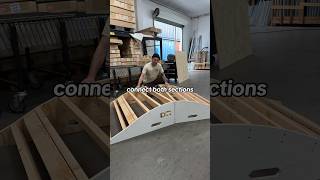 Building a new ramp for a park skateramp skatepark diy woodworking woodwork carpenter [upl. by Ahsilrae413]