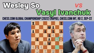 Wesley So vs Vasyl Ivanchuk  Chesscom Global Championship 2022  Sicilian Defense RichterRauzer [upl. by Hgieliak]