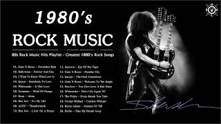 80s Rock Music Hits Playlist  Greatest 1980s Rock Songs [upl. by Vatsug]