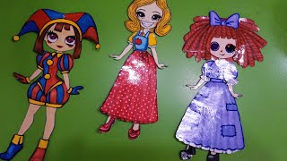 Paper diy Paper doll dress up paperdoll paperdiy [upl. by Yenmor378]