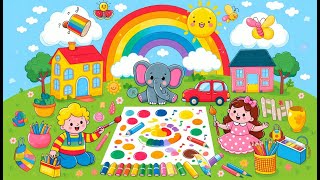 Primary Colors Song  Learn Primary Colors  English Song  For Kids [upl. by Waller]