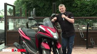 Bike Social tests the new Yamaha Tricity [upl. by Eenaj]