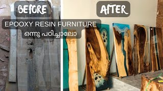 Epoxy Resin Furniture ഉണ്ടാക്കുന്നത് പഠിച്ചാലോ resincreation epoxy craft art [upl. by Farron]