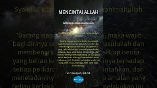 MENCINTAI ALLAH [upl. by Dearman]