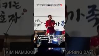 Kim Namjoon performed quotSpring Day quot Part 2 💜🎀 fypシ゚viral bts rm [upl. by Legin338]