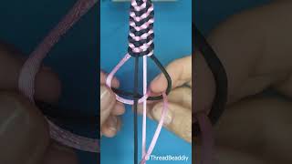 String Bracelet Pattern №16  Easy Bracelet Tutorial for Beginners [upl. by Thor]