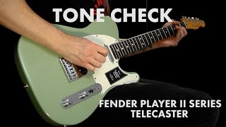 TONE CHECK Fender Player II Telecaster Demo  Cream City Music [upl. by Kristin]