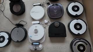 NOVEMBER 2024 ROBOTS UPDATE new but old robot vacuum cleaners on my channel [upl. by Lenej]