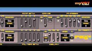 REZ v30  Free VST  myVST Demo [upl. by Rizas]