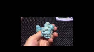 larimar snake carvingcrystalwholesale crystalcarving [upl. by Atelra]