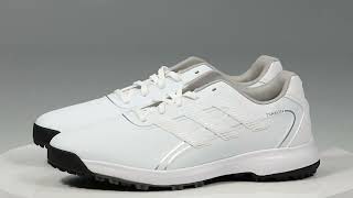 adidas Traxion Lite Max SL Golf Shoes WhiteSilverBlack [upl. by Gabbi]