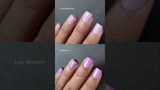 Lavender Relaxation vs Lilac Blossom by Flormar flormar nailpolish swatches shorts youtube [upl. by Yaned]