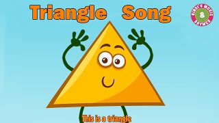 Triangle Song  Learn Shapes song for kids  Triangle Song For Kids  Nursery Rhymes [upl. by Aihtnic474]