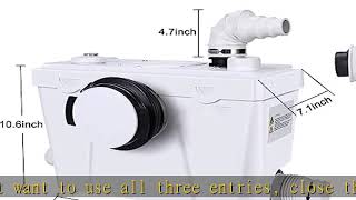 Sanimove Macerating Pump 500W Toilet Macerator Pump Kitchen Waste Water Disposal Pump Macerator S [upl. by Kaylyn]