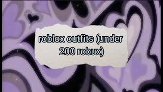 Roblox outfits under 200 robux  Roblox Shorts [upl. by Teagan489]