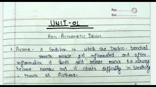 Antiasthmatic Drugs  Introduction  Types  Mechanism of Asthma  Classification  Part 01 [upl. by Trela]