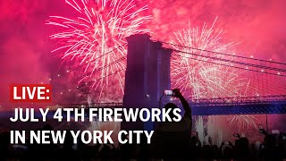 July 4th fireworks 2024 Watch live as Macys holds 4th of July fireworks show in New York [upl. by Nasia]