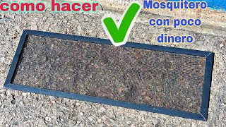 Cómo Hacer Mosquiteros Para Ventanas de Aluminio [upl. by Hsetirp]