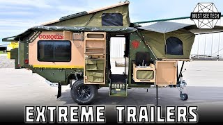 Top 10 New Trailers and Offroading Caravans for Extreme Camping Trips [upl. by Nnanerak203]